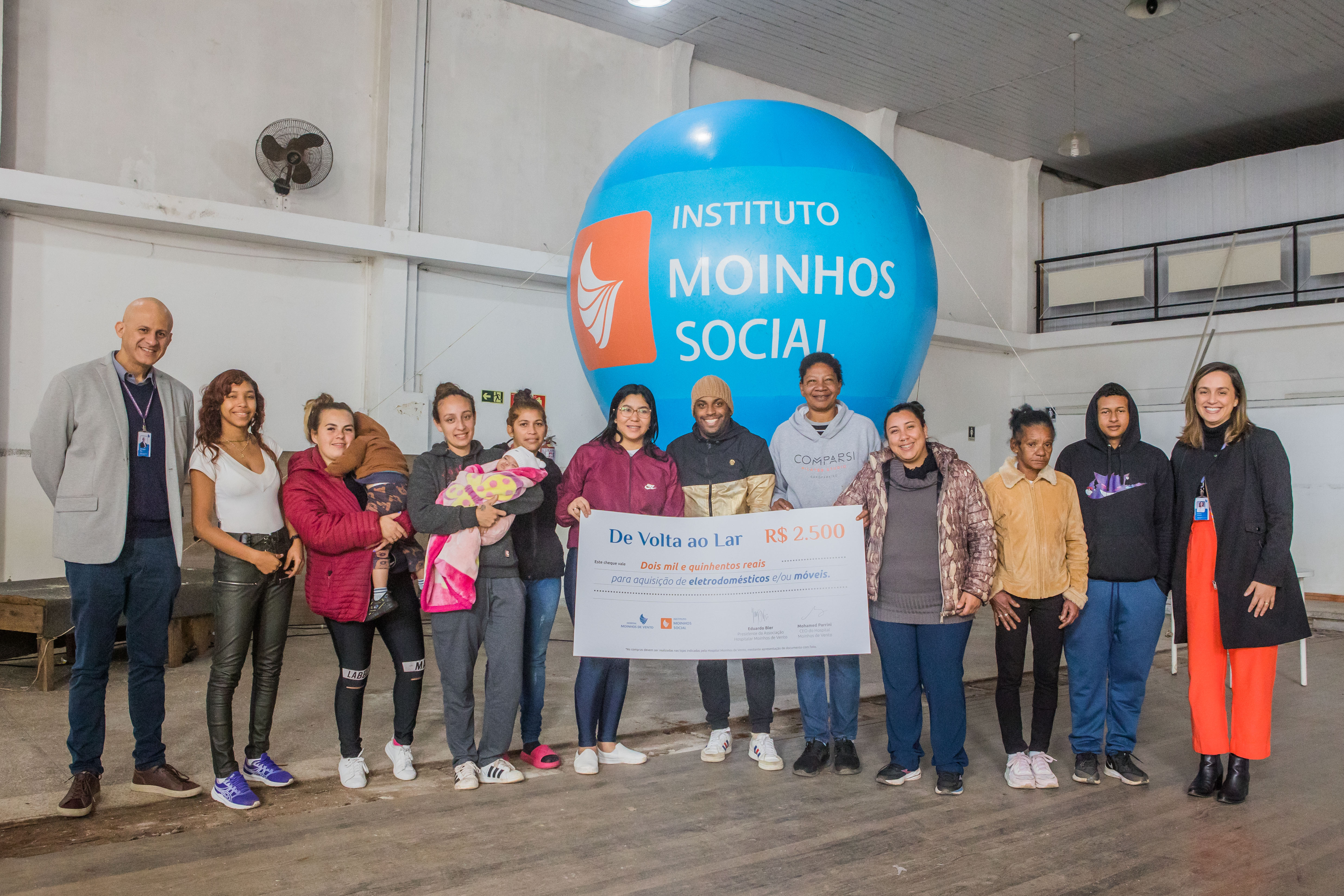 Campanha “De volta ao lar”, do Instituto Moinhos Social, beneficia primeiras 150 famílias